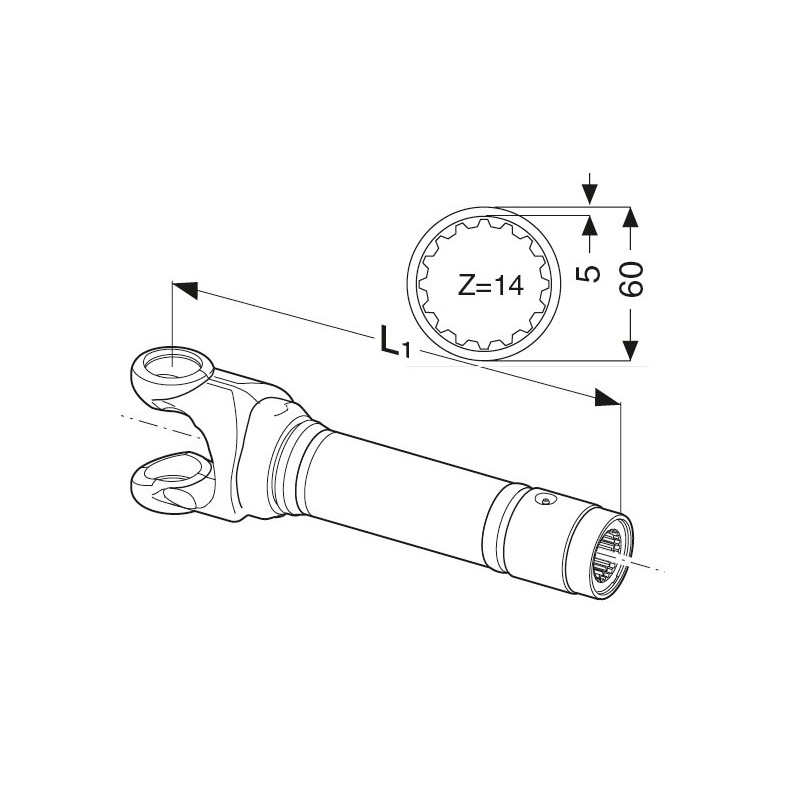 Comer Rura zew. E80 L45 ø60 Z-14 /760/ 122280971