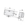 Lampa cofania, LA1 Wesem, biał 1400680021