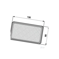 Lampa cofania, 58u W-11, biała 1400696200 Waś 5907465120586