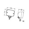 Lampa cofania 2ZR002985261 Hella 4082300052404