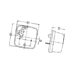 Lampa cofania 2ZR003014091 Hella 4082300204520