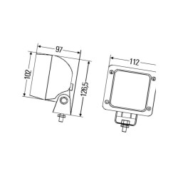Lampa cofania, Ultrabeam 2ZR997506391 Hella 9002920130196