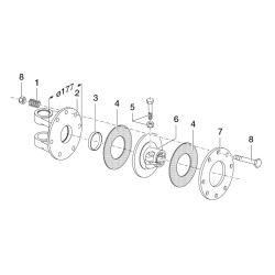Comer (6) Piasta 1i3/8" Z6 151015018