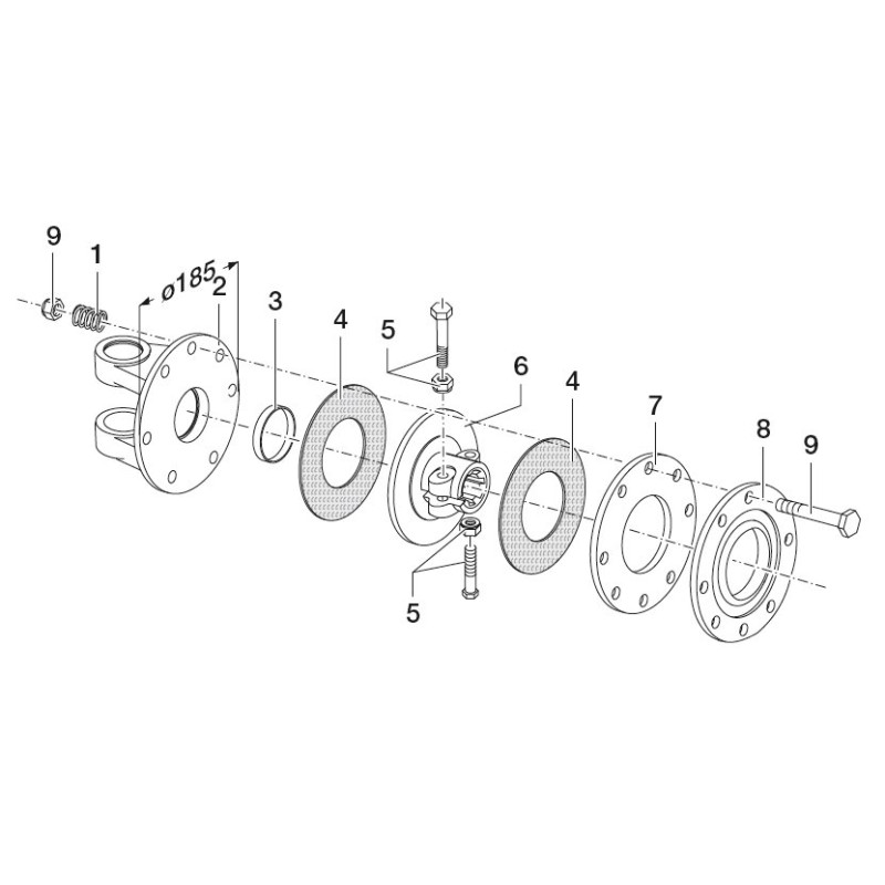 Comer Piasta 1i3/8" Z21 151017013