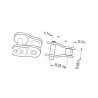 Półogniwo 12BH-1, - 3/4"x7/16"- Elite 8020K1911BX12
