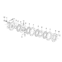 Comer (6) Piasta 1i3/8" Z6 151019011