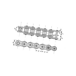 Łańcuch 10A-1, - 5/8"x3/8" - Rex Pro KE50