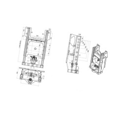 Korpus zaczepu, 330mm K80 00108831A02 Scharmüller 8716106708123