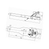 Płyta nośna zaczepu, K80 760 m 009605941SET2A02 Scharmüller 8716106711260