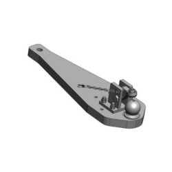 Płyta nośna zaczepu, K80 827 m 009605970A02 Scharmüller 8716106711246