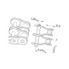Półogniwo 10B-2, - 5/8"x3/8" - Rex Pro 8020K1610D12
