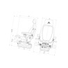 Fotel Grammer pneumatyczny Actimo Evolution 12V, MSG95EL/722 tkanina