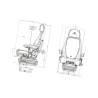 Fotel Grammer pneumatyczny Actimo Evolution 24V, MSG95EL/742