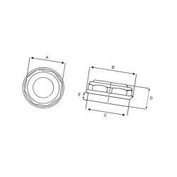 ADR 912T100 Kołpak koła 100mm