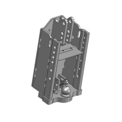 Korpus zaczepu, 330mm K80 00123800A11 Scharmüller 8716106708611
