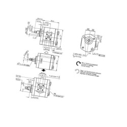 Pompa hydrauliczna 8 ccm lewa AL16301 Bosch 0510415316 Bosch Rexroth 8719607010610
