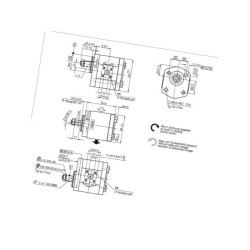 Pompa zębata Bosch, wielkość F 0510515310 Bosch Rexroth 0510515310