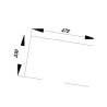 AL28609 Szyba John Deere tylna dolna