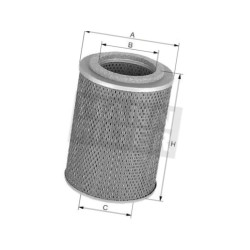 Filtr oleju, M&;H H939 MANN-FILTER 8719607034913