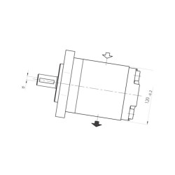 Pompa hydrailuczna 40 ccm prawa Bosch 0510725147 Bosch Rexroth 0510725147