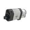 Pompa hydrauliczna Valmet 33664100, 32+11 ccm lewa Bosch 0510767318 Bosch Rexroth 8719607026031