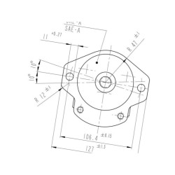 Pompa hydrailuczna 19 ccm prawa Bosch 0510625029 Bosch Rexroth 0510625029