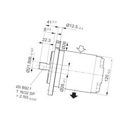 Pompa hydrailuczna 63 ccm prawa Bosch 0510825023 Bosch Rexroth 0510825023