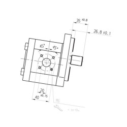 Pompa hydrailuczna 16 ccm prawa Bosch 0510625079 Bosch Rexroth 0510625079
