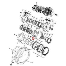 3619015M1 Massey-Ferguson sprężyna kosza, 6005030903
