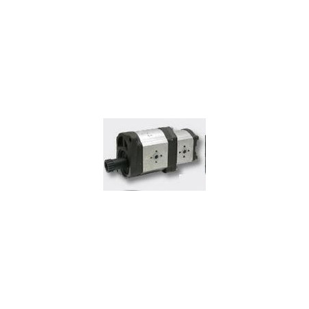 Pompa hydrauliczna Valmet 33664100, 32+11 ccm lewa Bosch 0510767318 Bosch Rexroth 8719607026031