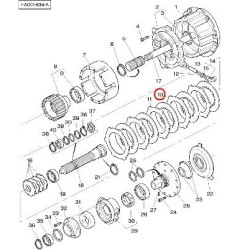 3619155M1 Massey-Ferguson tarcza cierna