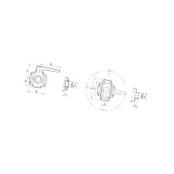 Zawór kulowy 4-drog. 2" F 453247A77 Arag 8026834093386