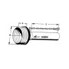 Walterscheid 1199908 Osłona wałka WOM połowa zewn., 1500mm D87 B-160 7 karbów