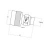 Złączka hydrauliczna DN25-M42 x 2,0-30S