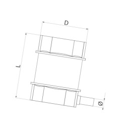 Kosz ssawny z przyłączem na wąż , 60mm Arag 8026834050013