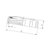 Pokrywa okrągła 122mm 354130 Arag 8026834066755