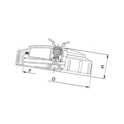 Pokrywa 6&quot ze sprężyną 3542010 Arag 8026834066847