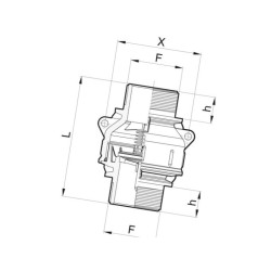 Zawór denny 3" 5042019 Arag 8026834340428