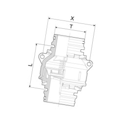 Zawór zwrotny T6 M 504201E Arag 8026834340299