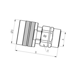 Złączka hydrauliczna M20x1,5-12S