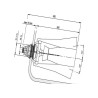 Mieszadło opryskiwacza, obraca 502063 Arag 8026834147485