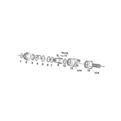 Widełki obudowy T50 L/H 141025247 Comer 141025247