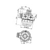 Filtr ssawny 1i1/4" 32 Mesh wkład Inox czerwony 3102052 Arag 8026834332768