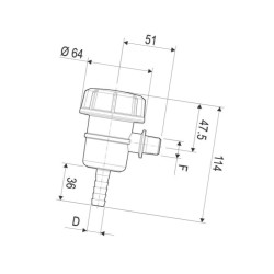 Filtr ssania D13-3/8"M 50m 309T153 Arag 8026834269002