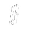 Vogel & Noot 5085801102 Dłuto lemiesza 300mm 801102 Mølbro 5700032876745
