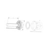 Walterscheid 1136366 Osłona wałka WOM połowa Flexo wewn., 1500 mm d63/71x4 D79