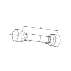 Rura ochronna T20 2200mm 142220220 Comer