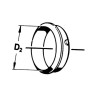 Walterscheid 1355155 Pierścień ślizgowy pośrednie SC25, D-63/68 mm