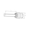 Walterscheid 1116427 Osłona wałka WOM połowa wewn. PG20, 1000mm D96 B-232 z 4000-120608