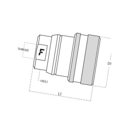 Szybkozłącza hamulcowe gniazdo gwint wewnętrzny 3/8" BSP Faster VFB38GASF
